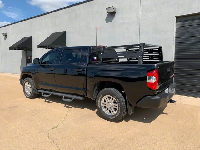 Cali Raised LED Overland Bed Rack System; Low Profile (14-24 Tundra w/ 6-1/2-Foot Bed)