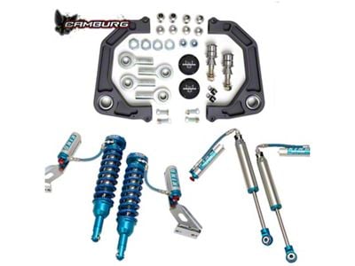 Camburg 0 to 3-Inch KINETIK Series Suspension Lift Kit with King 2.5 Coil-Overs and Shocks (10-24 4Runner)