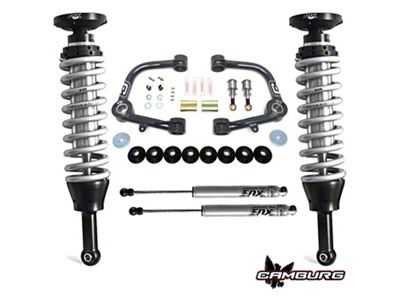 Camburg 0 to 3-Inch Performance Series Suspension Lift Kit with Dust Cap Covers, FOX 2.5 Coil-Overs and 2.0 Shocks (03-24 4Runner)