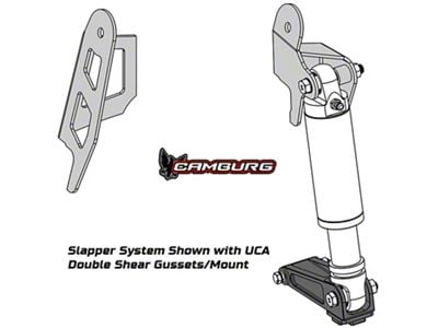 Camburg 2.50-Inch Front Slapper Bump Stop Mounting Kit with King 2.5 Bump Stops (03-09 4Runner w/o KDSS System)