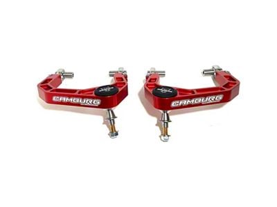 Camburg KINETIK Series V2 Performance Billet Uniball Front Upper Control Arms; Red (21-25 Bronco, Excluding Raptor)