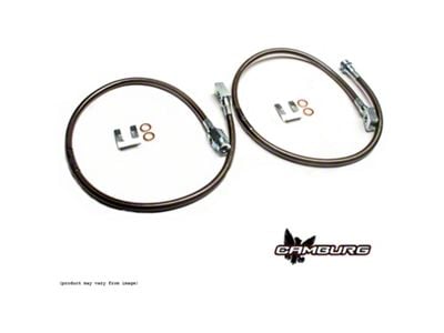 Camburg Braided Stainless Steel Rear Brake Line Kit for Camburg 3-Inch Lift Kit (18-25 Jeep Wrangler JL)