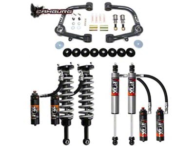 Camburg 0 to 2-Inch Performance Series Suspension Lift Kit with FOX 2.5 Elite DSC Coil-Overs and Shocks (05-23 6-Lug Tacoma)