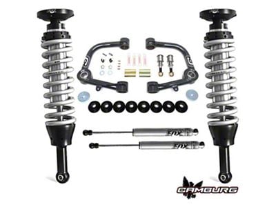 Camburg 1 to 3-Inch KINETIK Series Suspension Lift Kit with FOX 2.5 Coil-Overs and 2.0 Shocks (05-23 6-Lug Tacoma)