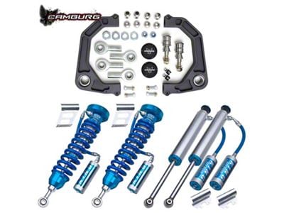 Camburg 1 to 3-Inch KINETIK Series Suspension Lift Kit with King 2.5 Coil-Overs and Shocks (05-23 6-Lug Tacoma)