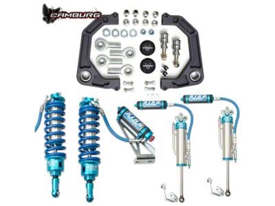 Camburg 1 to 3-Inch KINETIK Series Suspension Lift Kit with King 3.0 Coil-Overs and Shocks (05-23 6-Lug Tacoma)