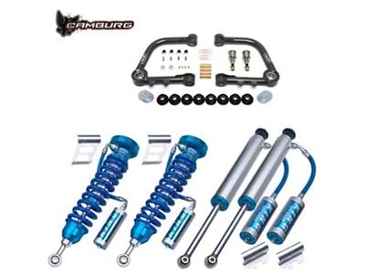 Camburg 1 to 3-Inch Performance Series Suspension Lift Kit with Dust Cap Covers, King 2.5 Coil-Overs and Shocks (05-23 6-Lug Tacoma)