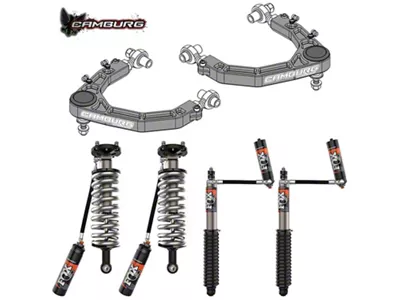 Camburg 1 to 3-Inch KINETIK Series Suspension Lift Kit with FOX 2.5 Elite DSC Coil-Overs and Shocks (22-25 Tundra w/o AVS System)