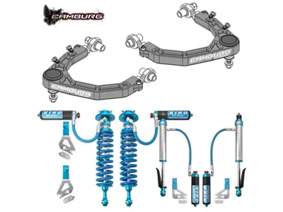 Camburg 1 to 3-Inch KINETIK Series Suspension Lift Kit with King 2.5 Coil-Overs and Shocks (22-25 Tundra w/o AVS System)