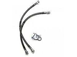 Camburg Braided Stainless Steel Front Brake Line Kit; 15-Inch (07-21 Tundra)