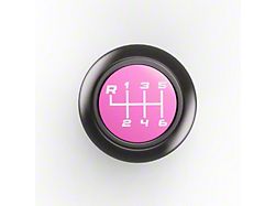 Campsite Carbon Manual 6-Speed Shift Knob; Pink (18-25 Jeep Wrangler JL)