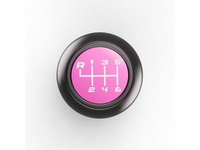 Campsite Carbon Manual 6-Speed Shift Knob; Pink (18-25 Jeep Wrangler JL)