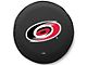 Carolina Hurricanes Spare Tire Cover; Black (66-18 Jeep CJ5, CJ7, Wrangler YJ, TJ & JK)