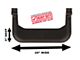 Carr Super Hoop Side Steps; Black; Pair (07-18 Jeep Wrangler JK)