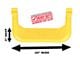 Carr Super Hoop Side Steps; Safety Yellow; Pair (05-24 Tacoma)