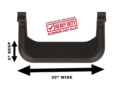 Carr Super Hoop Side Steps; Black; Pair (07-21 Tundra)