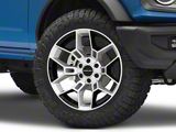 Carroll Shelby Wheels CS45 Chrome Powder with Black Inserts 6-Lug Wheel; 20x9; 12mm Offset (22-25 Bronco Raptor)