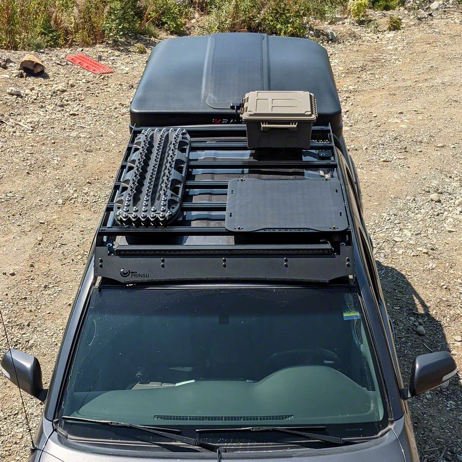 Cascadia 4x4 Jeep Gladiator Prinsu Roof Rack Modular Solar System with Charge Controller Controller Single Panel CHF139C Free Shipping