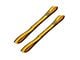 CAT 12-Inch x 1-Inch Yellow/Black Soft Hook Set; 2-Piece (Universal; Some Adaptation May Be Required)