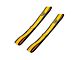 CAT 12-Inch x 1-1/2-Inch Yellow/Black Soft Hook Set; 2-Piece (Universal; Some Adaptation May Be Required)