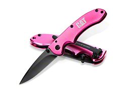 CAT 6-Inch Drop Point Folding Knife (Universal; Some Adaptation May Be Required)