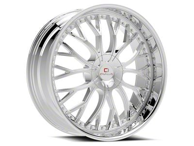 Cavallo CLV-33 Nano Chrome 6-Lug Wheel; 22x9.5; 25mm Offset (03-09 4Runner)