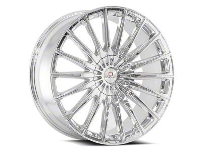 Cavallo CLV-34 Nano Chrome 6-Lug Wheel; 22x9.5; 25mm Offset (10-24 4Runner)