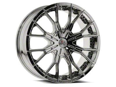 Cavallo CLV-36 Nano Chrome 6-Lug Wheel; 20x8.5; 20mm Offset (03-09 4Runner)