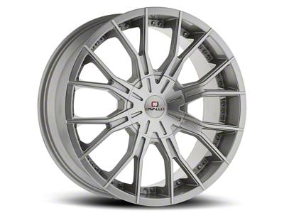 Cavallo CLV-36 Silver and Machined 6-Lug Wheel; 20x8.5; 15mm Offset (03-09 4Runner)