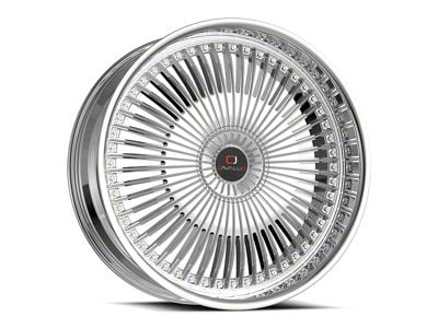 Cavallo CLV-41 Nano Chrome 6-Lug Wheel; 22x9.5; 25mm Offset (03-09 4Runner)