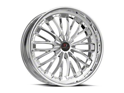 Cavallo CLV-42 Nano Chrome 6-Lug Wheel; 22x9.5; 25mm Offset (03-09 4Runner)