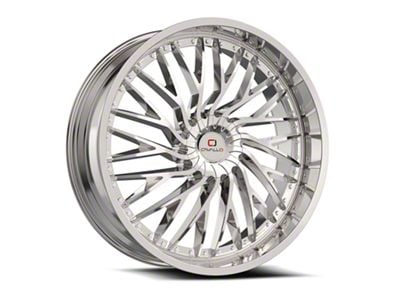 Cavallo CLV-43 Nano Chrome 6-Lug Wheel; 22x9.5; 25mm Offset (03-09 4Runner)