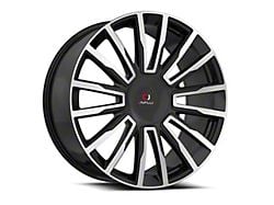 Cavallo CLV-47 Gloss Black and Machined 6-Lug Wheel; 20x8.5; 25mm Offset (03-09 4Runner)