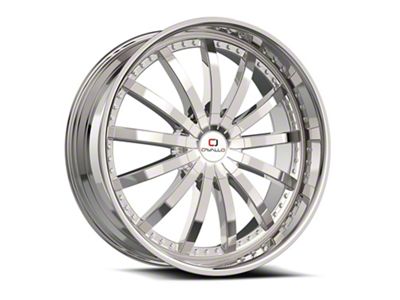 Cavallo CLV-53 Nano Chrome 6-Lug Wheel; 22x9.5; 25mm Offset (03-09 4Runner)