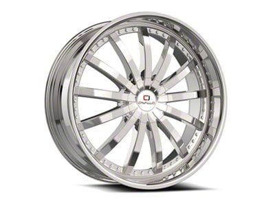 Cavallo CLV-53 Nano Chrome 6-Lug Wheel; 22x9.5; 25mm Offset (10-24 4Runner)