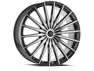 Cavallo CLV-34 Gloss Black and Machined 6-Lug Wheel; 26x9.5; 25mm Offset (22-24 Bronco Raptor)