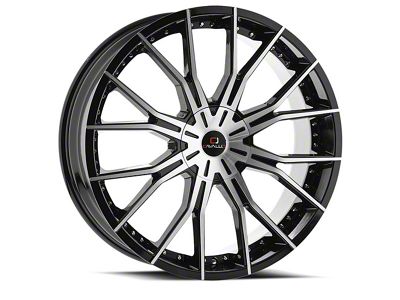 Cavallo CLV-36 Gloss Black and Machined 6-Lug Wheel; 20x8.5; 20mm Offset (22-24 Bronco Raptor)