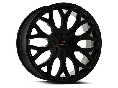 Cavallo CLV-37 Satin Black 6-Lug Wheel; 20x8.5; 15mm Offset (21-24 Bronco, Excluding Raptor)