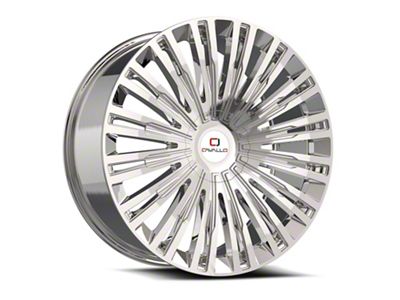 Cavallo CLV-48 Nano Chrome 6-Lug Wheel; 22x9.5; 25mm Offset (21-24 Bronco, Excluding Raptor)