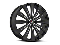 Cavallo CLV-49 Gloss Black and Machined 6-Lug Wheel; 22x9.5; 25mm Offset (22-24 Bronco Raptor)