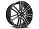 Cavallo CLV-21 Gloss Black and Machined 5-Lug Wheel; 20x8.5; 35mm Offset (21-24 Bronco Sport)