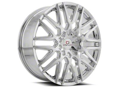 Cavallo CLV-24 Chrome 5-Lug Wheel; 22x8.5; 38mm Offset (21-24 Bronco Sport)