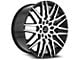 Cavallo CLV-24 Gloss Black and Machined 5-Lug Wheel; 22x8.5; 38mm Offset (21-24 Bronco Sport)