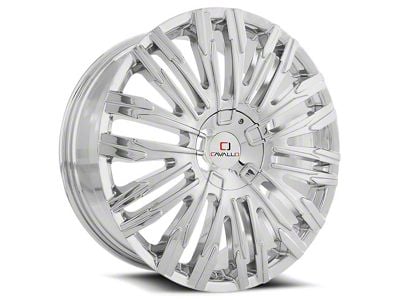 Cavallo CLV-28 Chrome 5-Lug Wheel; 20x8.5; 35mm Offset (21-24 Bronco Sport)