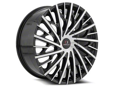 Cavallo CLV-30 Gloss Black and Machined 5-Lug Wheel; 20x8.5; 35mm Offset (21-24 Bronco Sport)