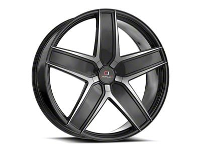 Cavallo CLV-31 Gloss Black and Machined 5-Lug Wheel; 18x8; 35mm Offset (21-24 Bronco Sport)