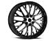 Cavallo CLV-33 Gloss Black and Machined 5-Lug Wheel; 18x8; 35mm Offset (21-24 Bronco Sport)