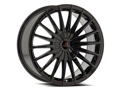 Cavallo CLV-34 Gloss Black 5-Lug Wheel; 18x8; 35mm Offset (21-24 Bronco Sport)