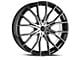 Cavallo CLV-36 Gloss Black and Machined 5-Lug Wheel; 18x8; 35mm Offset (21-24 Bronco Sport)