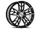 Cavallo CLV-39 Gloss Black and Machined 5-Lug Wheel; 20x8.5; 35mm Offset (21-24 Bronco Sport)